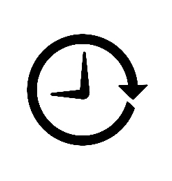 Time Management Icon w Deadline, Hurry, and Punctual Symbolism