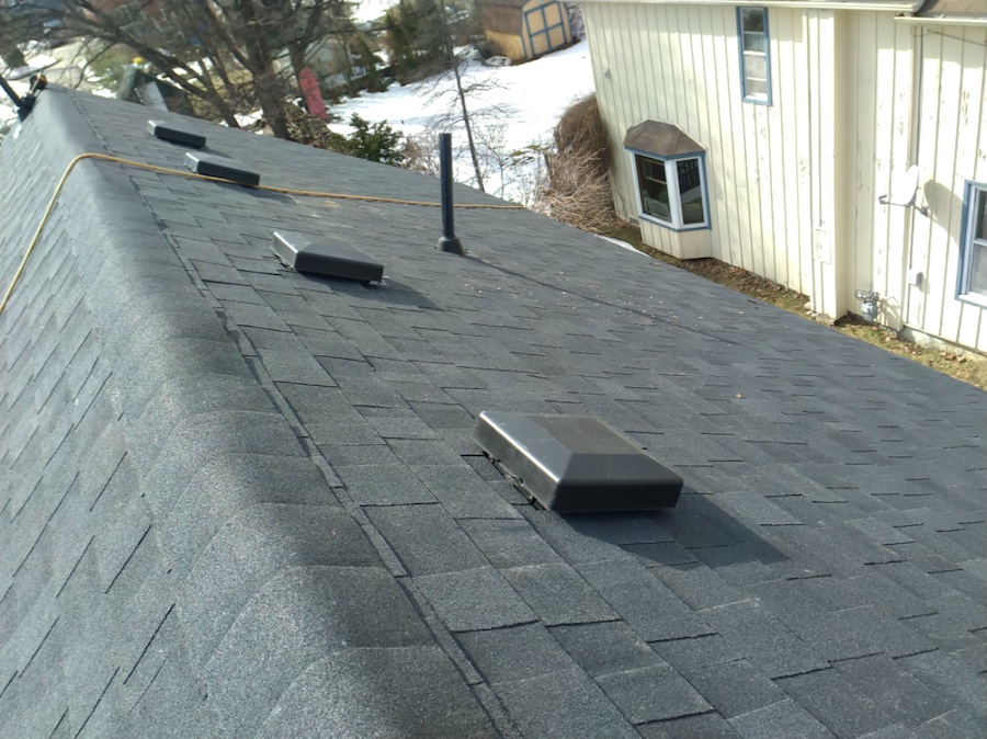 a barrie roofing company completing a new roof installation