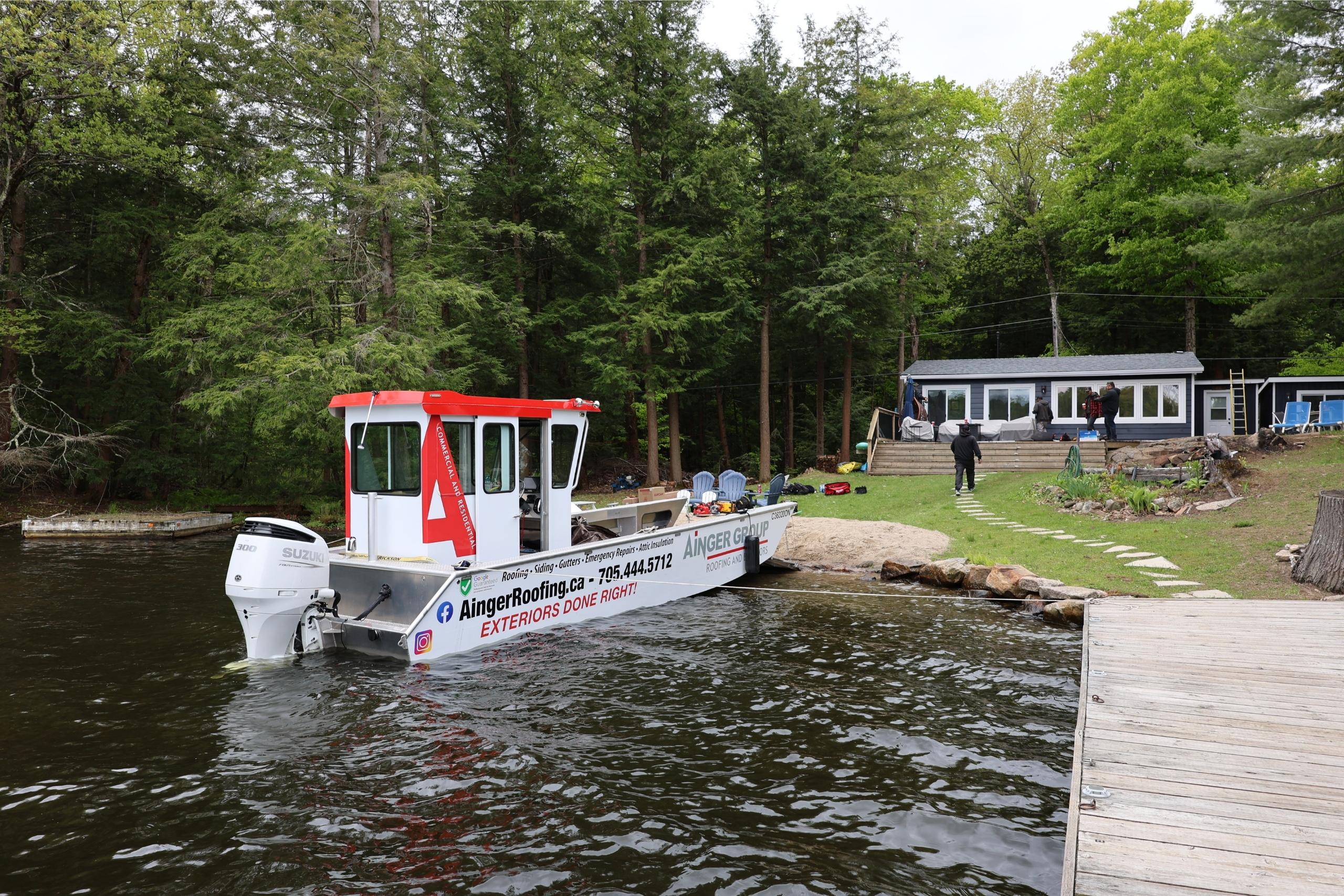 Roof replacement in Parry Sound by professional reroofing contractor