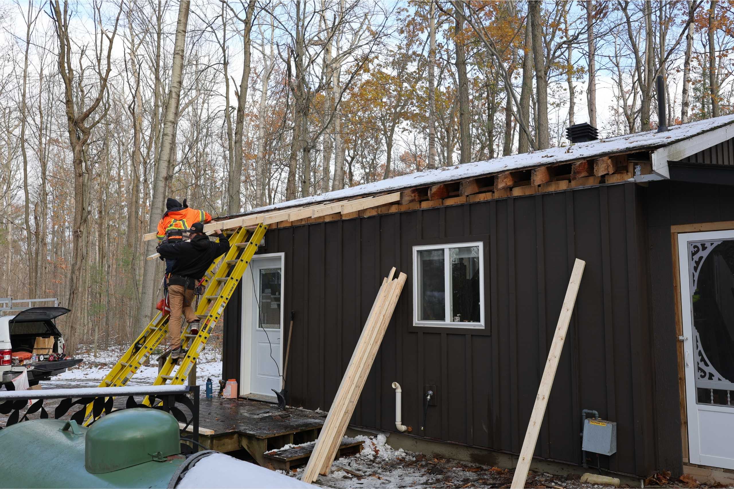 Roof repair in Barrie by professional roofing contractor