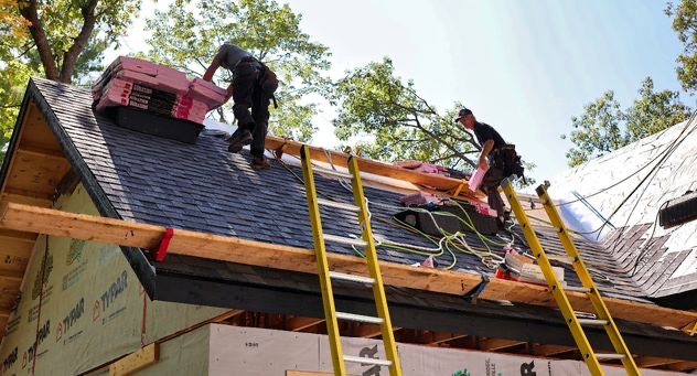 New shingle installation by professional parry sound roofers
