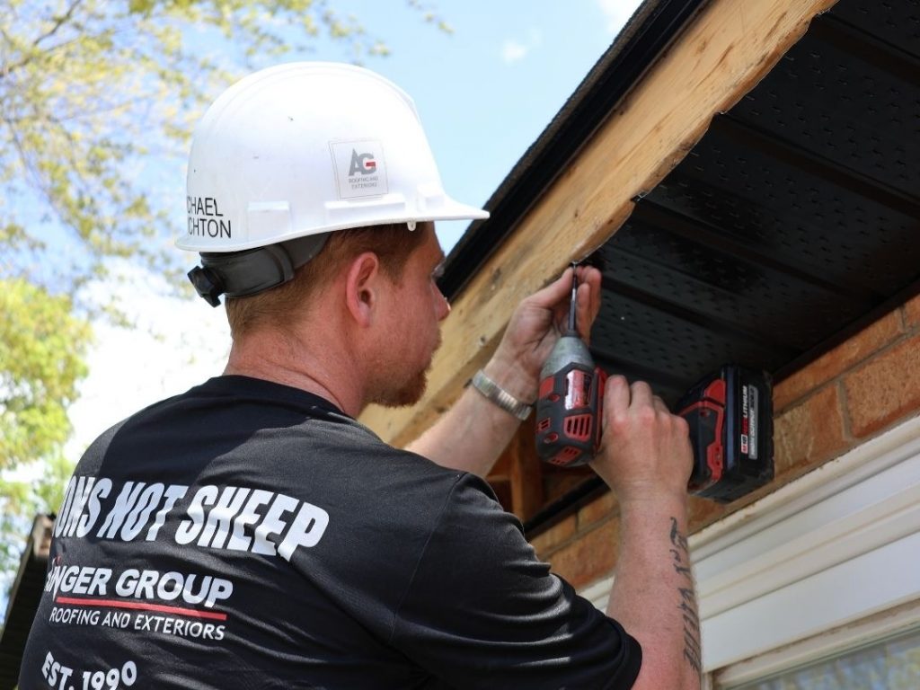 Custom soffit installation
