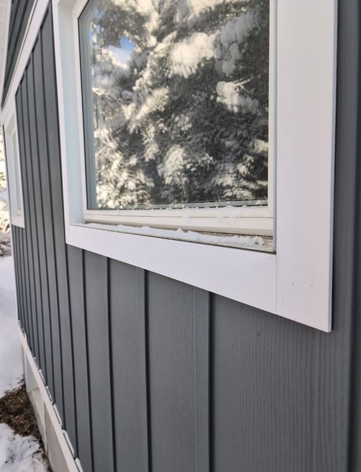 Muskoka Winter Siding.