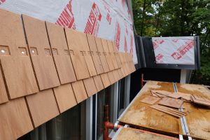 Cottage roof replacement window