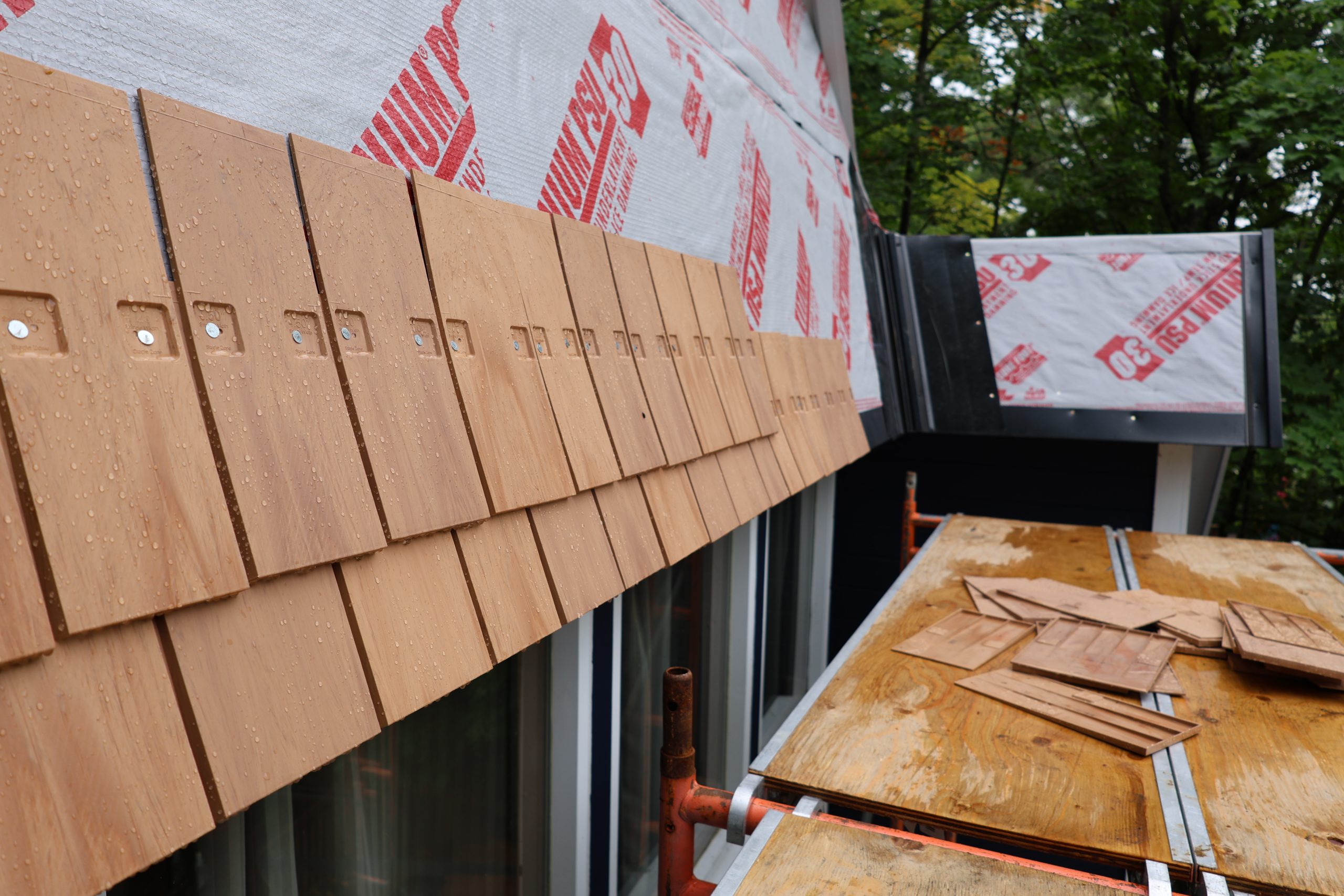 Cottage roof replacement window